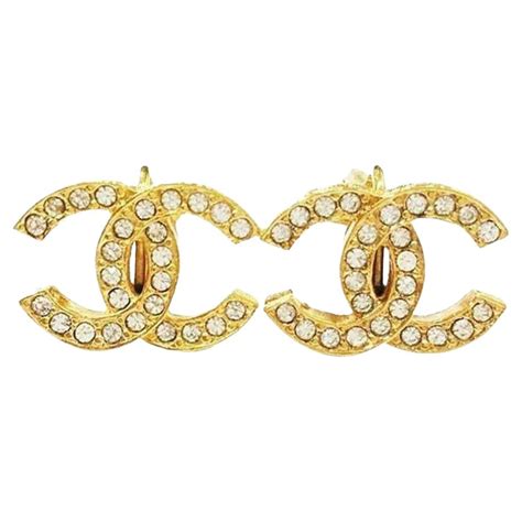 chanel vintage gold earrings 2677|chanel earrings for sale.